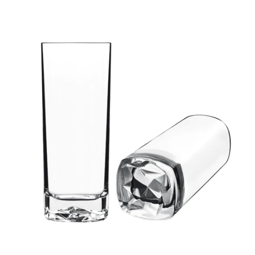NIB Luigi Bormioli Set of 4 "On the Rocks" Glasses